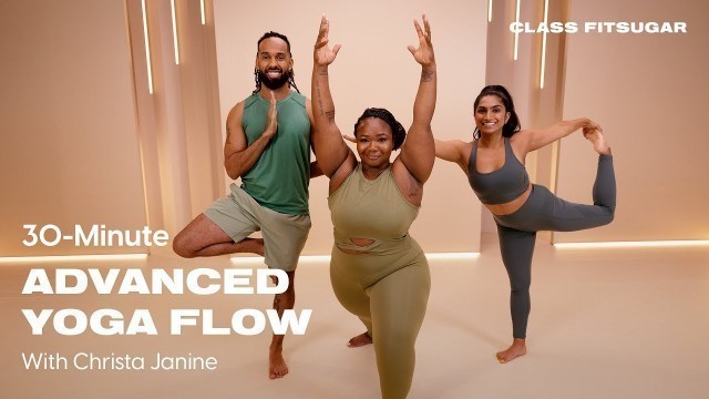 '30-Minute Power Yoga Flow With Christa Janine | POPSUGAR FITNESS'