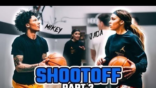 'Mikey Williams Vs Jada Williams Go At It! Shooting Workout With NBA Trainer Ryan Razooky'