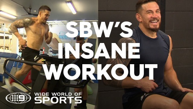 'Sonny Bill Williams\' insane gym work out | NRL on Nine'