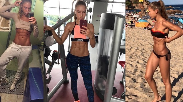 'Beautiful Fitness Girl Rida Kashipova Training'