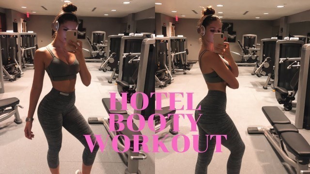 'Booty Burn Workout in a hotel gym! || ERIN WILLIAMS'