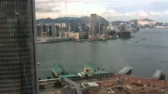 'View from the gym in HK'