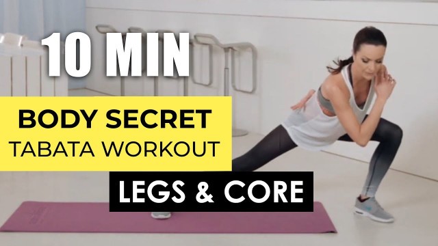 'LEGS & CORE - TABATA-WORKOUT MIT KATE HALL | BODY SECRET - WOMENS BODY SHAPE FITNESS | DETLEF SOOST'