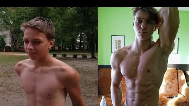 'Aesthetic 1 Year Natural Teen Body Transformation 16-17 y.o.'