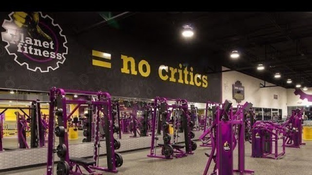 'Planet Fitness Installed Fun House Gym Mirrors'