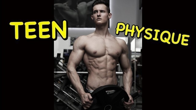 'Teen Fitness Model Daan Kempen Gym Workout Styrke Studio'