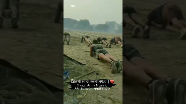 'Indian Army Training Video | Indian Army Physical Training | #armytraining #shorts #charlieacademy'