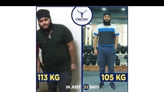 'Lose 8Kgs in just 25 days with #FTGPersonalTraining'