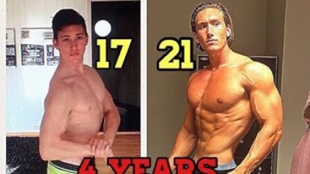 '4 Year Natural Body Transformation (17-21 Years Old) | Bulk-Cut | Teen Fitness Transformation'