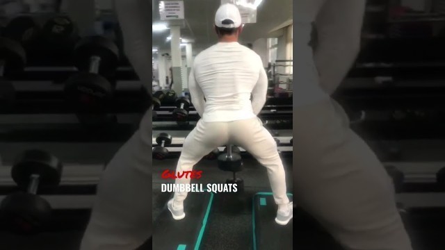 'SQUAT TILL YOU DROP! Dumbbell Squats #squat #booty #legday #fitness #fitnessmotivation'