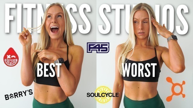 'I Tested Every Fitness Studio so you Don\'t Have to *F45, Barrys, Soul cycle, & more*'