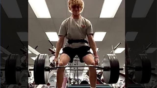 'Luke Williams - 405 lbs Hex Bar Deadlift | 14 yrs old | Class 2026  (9/30/22)'