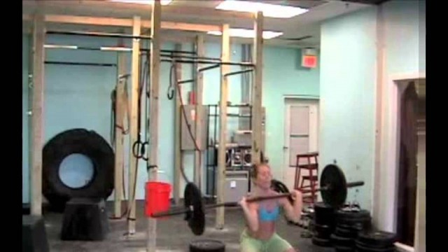 'Christy Nielsen Tough Gym Workout Training'