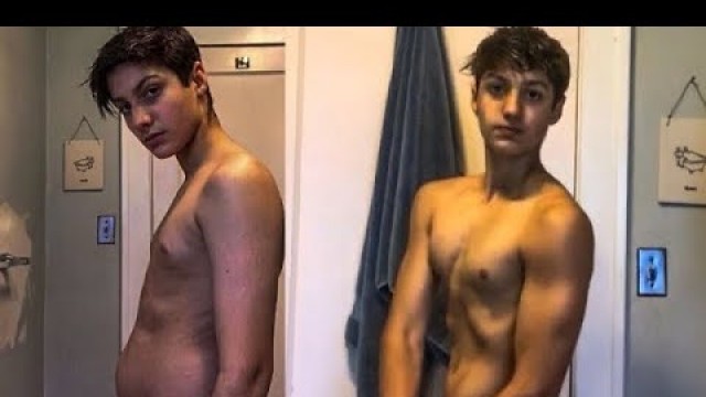 '1 Year Body Transformation - Teen Skinny Fat to Fit (15-16 years old)'