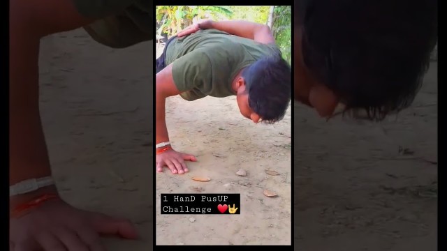 'One Hand Pushups || Challenge || Deshi Workout ||Stronger Teen || ✨️