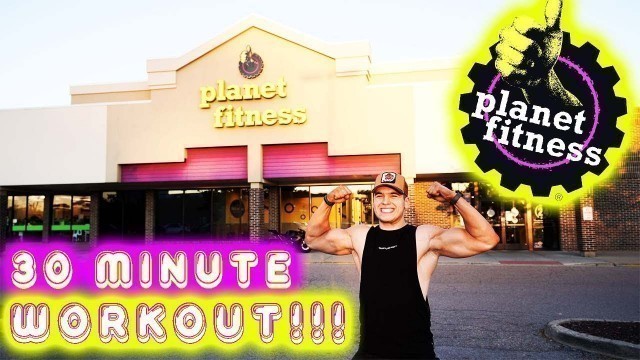 'TRYING OUT PLANET FITNESS\'S 30 MINUTE WORKOUT!!! (HONEST THOUGHTS...)'