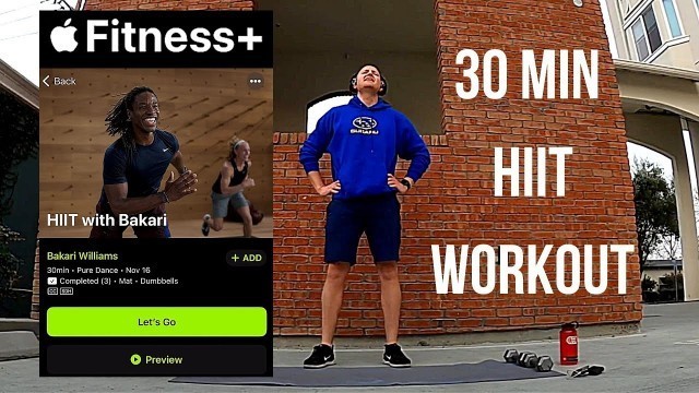 'Apple Fitness+ HIIT 30 Min Barkari Williams | Apple Fitness Plus | Apple Fitness+ HIIT | Fitness+'