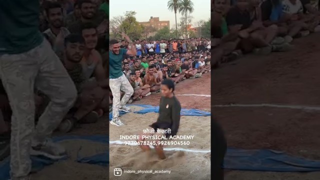 'Indian Army Girls Long Jump Practice Indore Physical Academy'