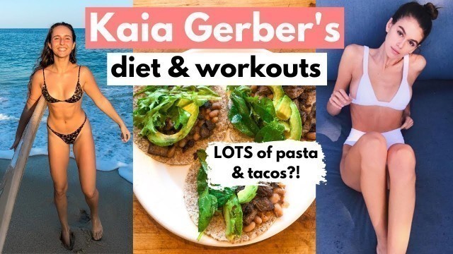 'TRYING KAIA GERBER\'S DIET AND WORKOUT FOR A DAY'