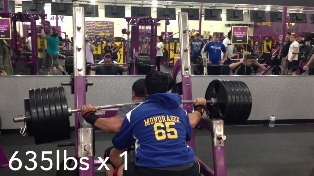 '635lb Planet Fitness Squat'