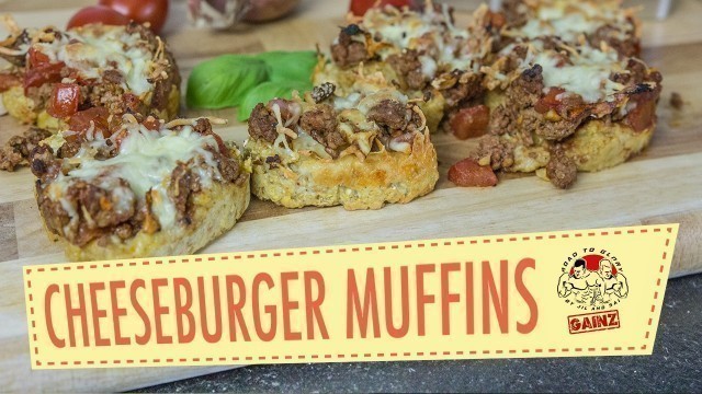 'Fitness Rezept - Cheeseburger Muffins - Protein Burger - Koch Vlog Mcello'