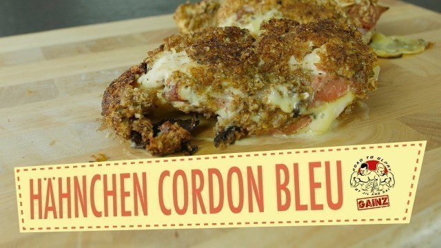 'Fitness Rezepte | Hähnchen Cordon bleu - Protein Schnitzel Wiener Art - Koch Vlog Mcello'