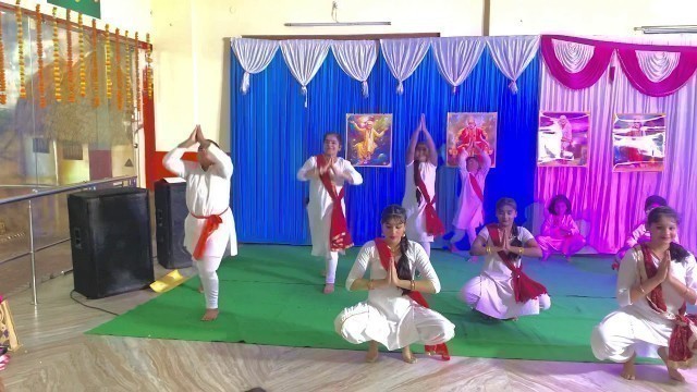 'AIM KIDS | FOLK DANCE PERFORMANCE ON GAJANANA & DEVA SREE GANESHA'