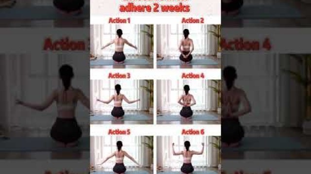 'Fix Hunchback Posture Exercise [Home Workout No Equipment For Good Figure]'