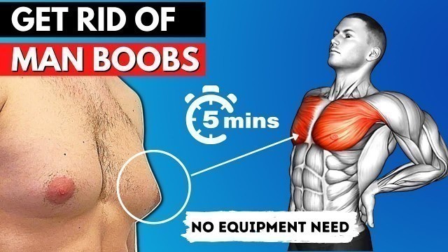 '5 Minute Workout For Chest Fat Or Man Boobs'