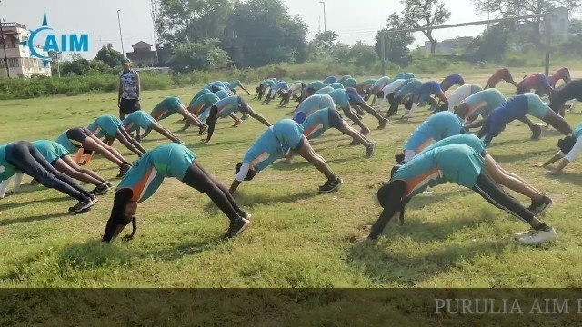 'Stretching Exercise  | running ke bad exercise | purulia Aim physical institute | ANUP FAUJI |'