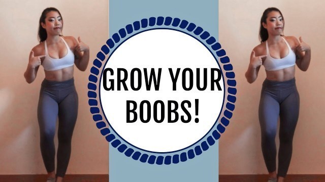 'GROW YOUR BOOBS! | Chest Workout |【筋トレ女子】バストアップトレーニング'