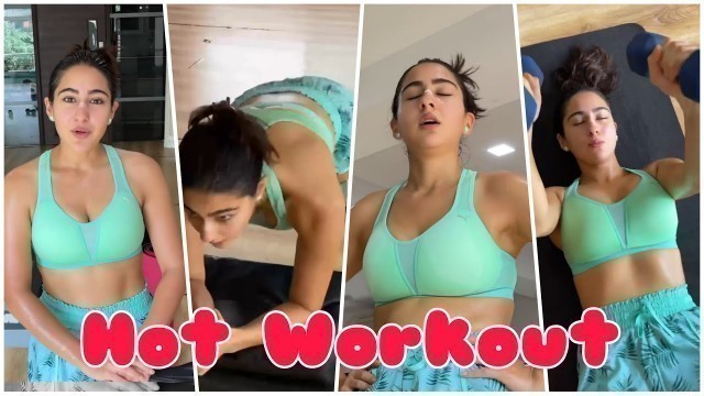 'Sara Ali Khan Workout During Periods | Deep Cleavage | Bouncing Boobs | #saraalikhan #subscribe 