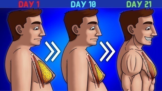 '4 Minute Workout | Get Rid of Chest Fat + Man Boobs In 21 Days!'