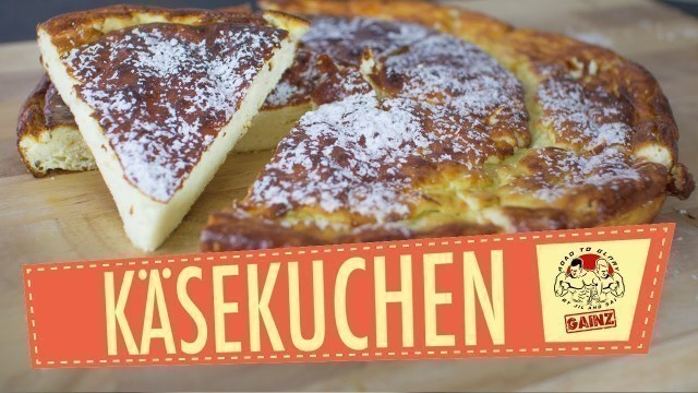 'Fitness Rezept - Low carb Protein Käsekuchen - Diät Backen ohne Kohlenhydrate Koch Cheesecake Mcello'