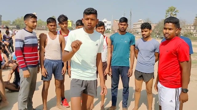 '#army running motivation classes !! saini aim fitness defence traning Nawada !!'