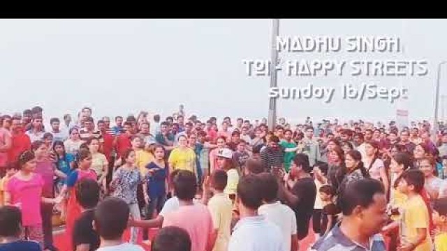 'TOI - HAPPY STREETS VIZAG | ZUMBA by MADHU SINGH - FITNESS PARTNER: AIM FITNESS & DANCE FLOOR'