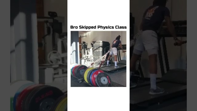 'Gym Bro skipped physics class !!