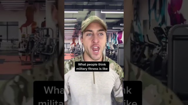 'What People Think Military Fitness Is Like... #SHORTS #FUNNY #COMEDY'