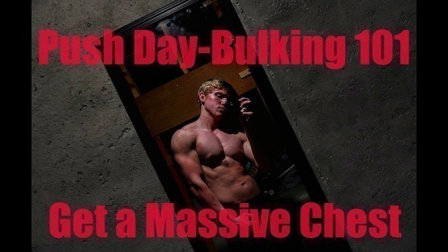 'Zach Koch | Push Day Workout - Road to Bulk'