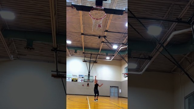 'Step back 3s #basketball #workout #viral #ballislife #shooter #training #handles #gym #fitness'