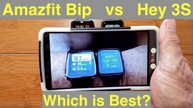 'Amazfit Bip vs Hey 3S \"Always On\" COLOR Screen Fitness Smartwatches - Which should you buy?'