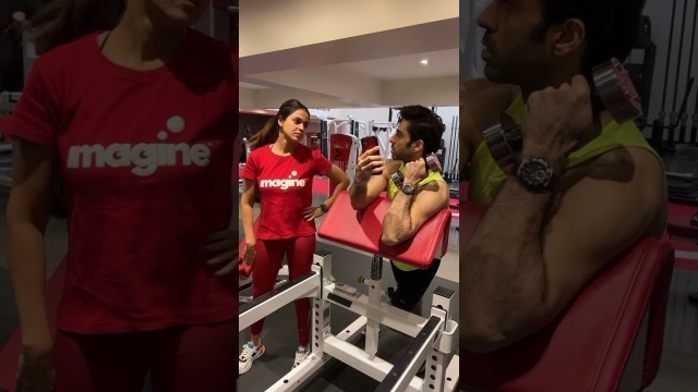 'Genelia Deshmukh\'s Funny Reel In The Gym | #Shorts'