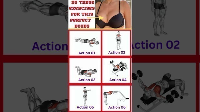 'Exercises for perfect boobs shape #shorts #viral #workout'