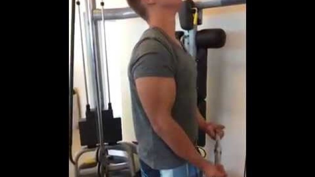 'Biceps Workout Ray Koch 18yo offseason teen Bodybuilder bulked up'