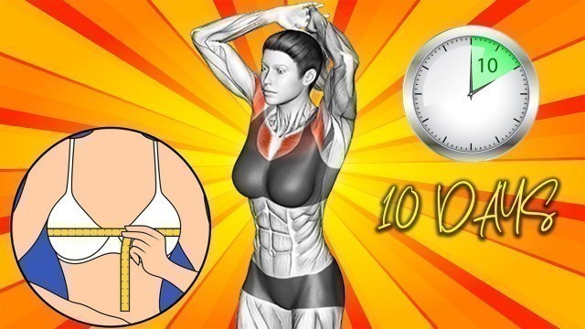 '10 Chest Exercises For Bigger Boobs Naturally (10 Day Breast Lifting Workout)'