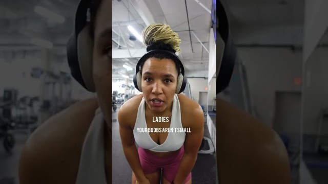 'How to get bigger boobs in the gym'