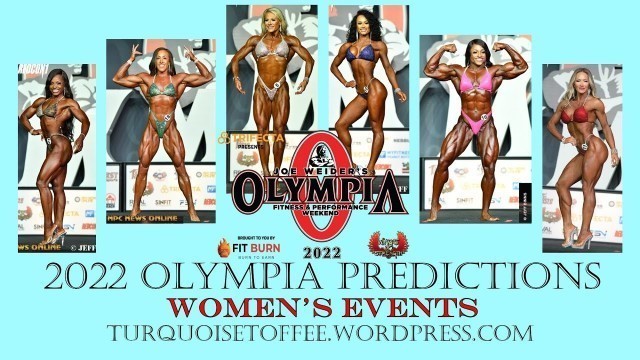 '2022 Olympia Predictions Bikini Wellness Fitness Figure Women\'s Physique & Bodybuilding'