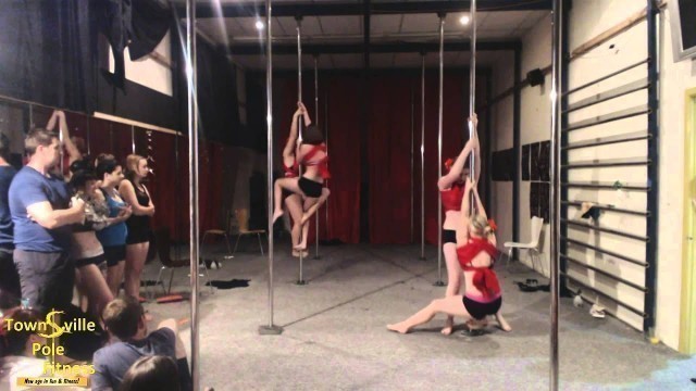 '7 Deadly Sins Pole Party Routine - El Tango De Roxanne -Moulin Rouge'