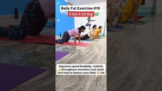 '5 Mins Exercise Reduce Your Belly Fat Inches in 10 Days | Lose Belly Fat | Mansa Gautam #shorts'