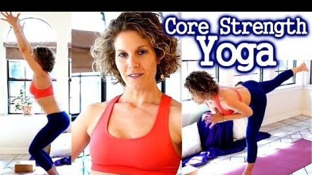 'Weight Loss Yoga Intermediate Workout for Abs & Core Strength 20 Minute Toning'